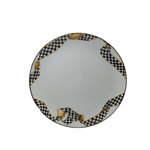 MacKenzie-Childs Other - New Mackenzie Childs Thistle and Bee Dinner Plate Retired Ribbon 41401 650A